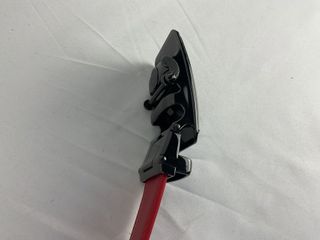 Cinturón de Piel Rojo con Hebilla Negra