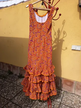 Vestido de flamenca con volantes