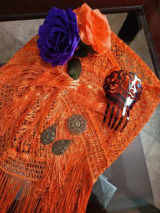 Vestido de flamenca con volantes