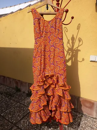 Vestido de flamenca con volantes
