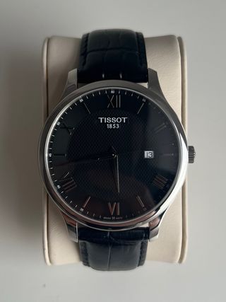 Reloj Tissot Negro y Plateado
