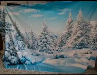 Fondo Navideño Invierno Montaña