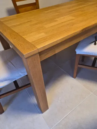 Mesa de comedor roble salvaje