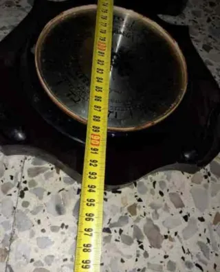 Reloj Antiguo 94cm Barómetro Termómetro.ver leer