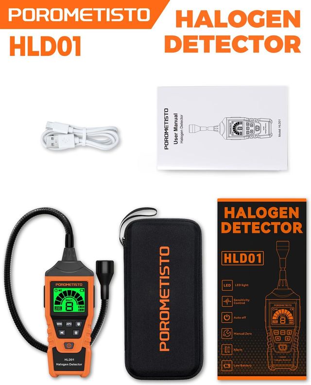 Detector de HVAC REFRIGERACION / GAS HALOGENO AIRE
