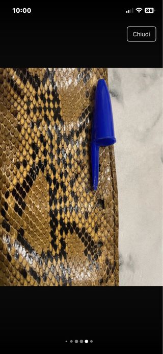 Cintura vintage pitone anni '80