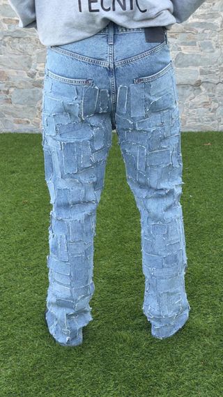 Pantalones Levis Patchwork completamente nuevos