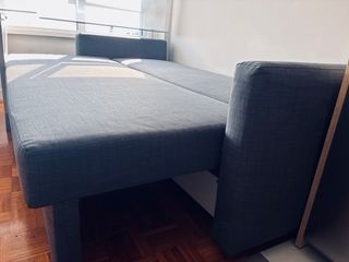 Sofá Cama Gris IKEA Friheten 3 plazas