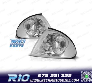 INTERMITENTES FRONTALES BMW E46 BERLINA E46 98-01 CROMO CRIS