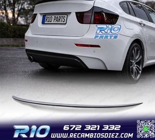 ALERON BMW X6 E71 08-14 LOOK M NEGRO BRILLO