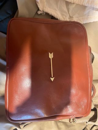 Bandolera Mercules Piel Barracuda Marrón