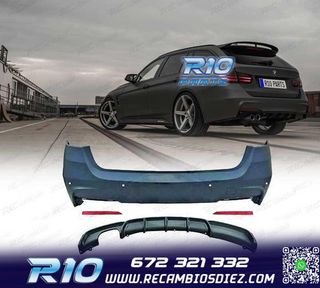 PARAGOLPES TRASERO BMW F31 TOURING LOOK M PERFORMANCE PDC SA
