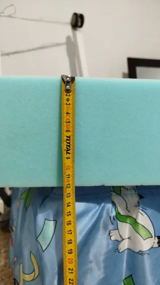 Piezas de espuma para cama