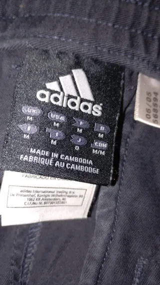 Pantalón Cargo Adidas Negro