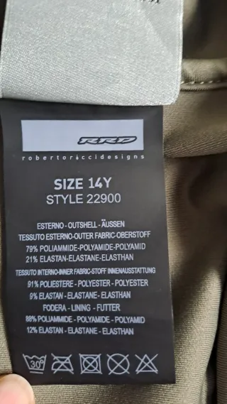 Giubbotto RRD ragazzo blu 14 anni