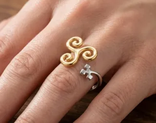 Anillo Antiestrés Artesanía Celta