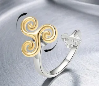 Anillo Antiestrés Artesanía Celta