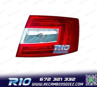 PILOTO DCH SKODA OCTAVIA 4P 13-17 BLANCO ROJO