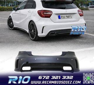 PARAGOLPES TRASERO MERCEDES CLASE A W176 12-18 LOOK AMG A45