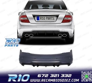 PARAGOLPES TRASERO MERCEDES CLASE C W204 07-14 LOOK AMG C