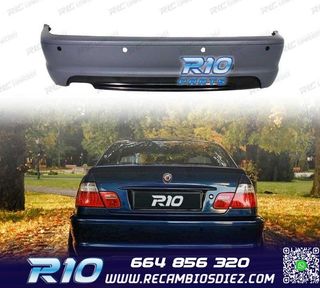 PARAGOLPES TRASERO BMW E46 98-06 COUPE LOOK M PDC