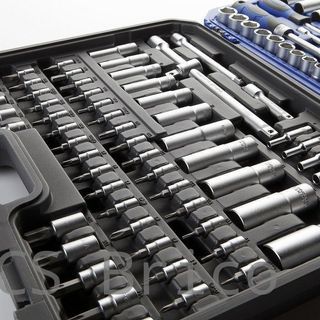 Juego Llaves de Vaso de 1/2", 1/4" Y 3/8" - 155 Piezas Alyco 192386