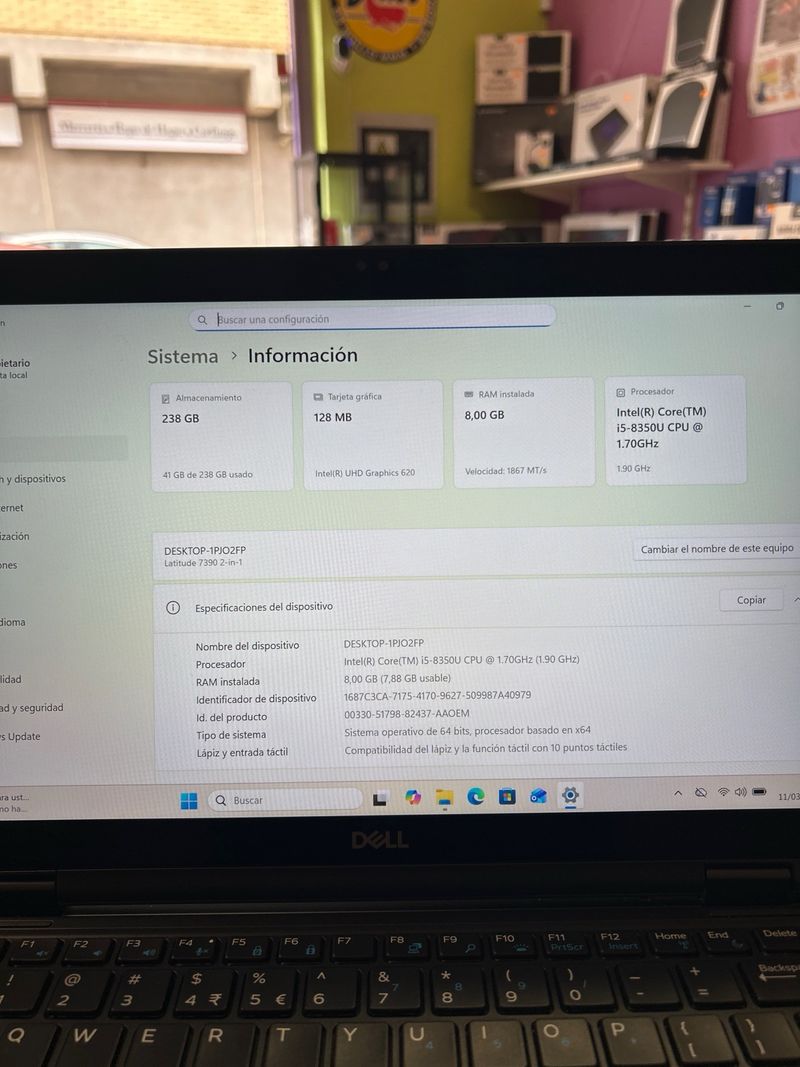 Portátil Dell Latitude 13,3'' Táctil afbeelding 2