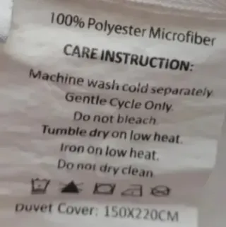 Funda nórdica con funda de almohada 90cm