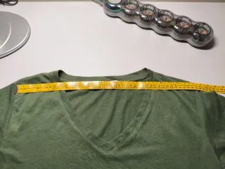 Camiseta verde manga corta talla M