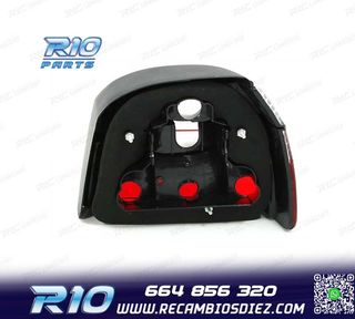 PILOTOS PARA VOLKSWAGEN VW GOLF 3 91-97 ROJO BLANCO LOOK LEX