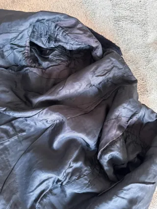 Blazer vintage bouclé blu navy