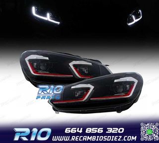 FAROS VOLKSWAGEN VW GOLF 6 08-13 LOOK GTI GOLF 7 DINAMICOS