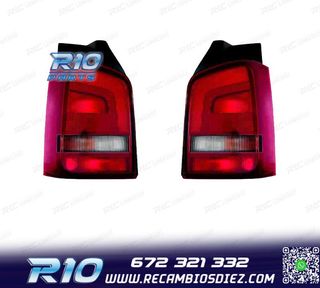 PILOTOS PARA VOLKSWAGEN VW TRANSPORTER T5 1P 10- AHUMADO ROJ