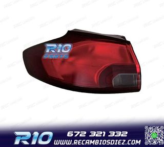 PILOTO IZQ PARA OPEL ZAFIRA C 2012- AHUMADO ROJO