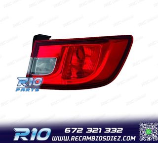 PILOTO DCH PARA RENAULT CLIO IV 12-16 BLANCO ROJO