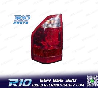 PILOTO IZQ PARA MITSUBISHI MONTERO PAJERO 03-06 BLANCO ROJO