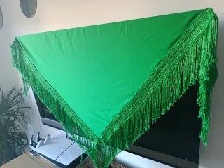 Traje de gitana flamenca Micaela Villa +2 mant.T38