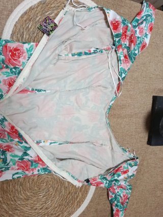 Traje de gitana flamenca Micaela Villa + mant.T38.