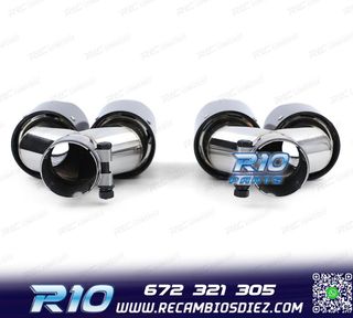 COLAS ESCAPE BMW LOOK M PERFORMANCE CROMO CARBONO