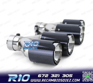 COLAS ESCAPE BMW LOOK M PERFORMANCE CROMO CARBONO