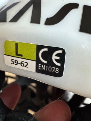 Casco Kask Talla L Blanco