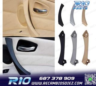 TIRADOR MANETA IZQUIERDA BMW E90 E91 PANEL PUERTA NEGRO