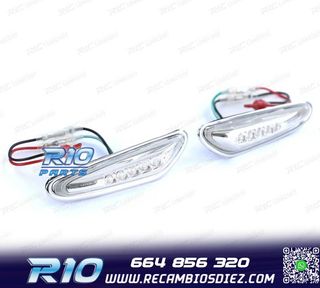 INTERMITENTES BMW E46 01-05 LATERALES LED CROMADO