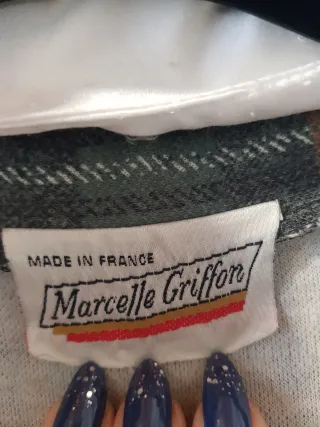 Abito midi vintage doppiopetto Marcelle Griffon