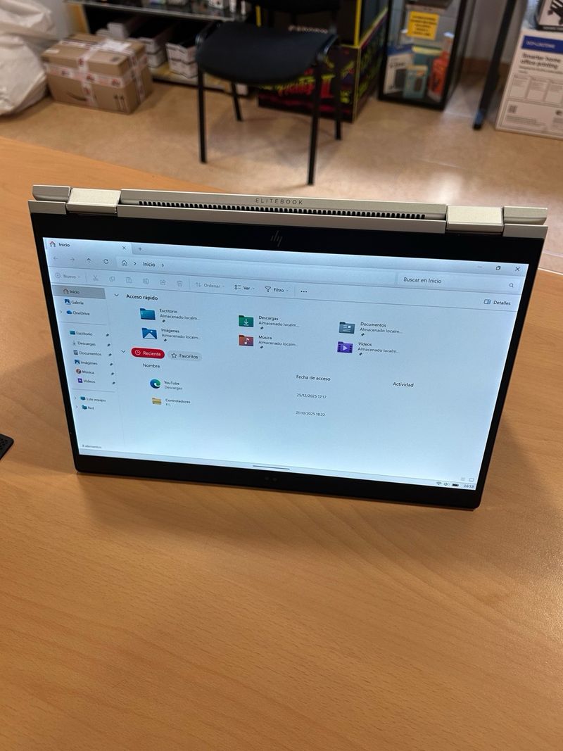 Portátil HP Elitebook 14'' Plata Táctil afbeelding 6