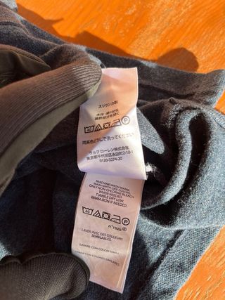Polo Ralph Lauren Gris Manga Larga