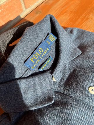 Polo Ralph Lauren Gris Manga Larga