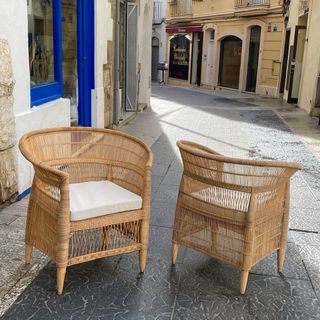 Silla Malawi Ratán Original Beige