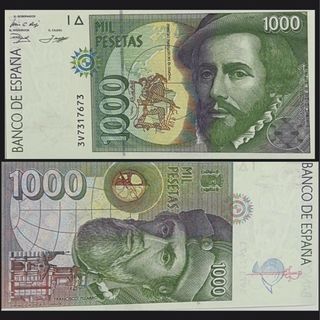 Billete 1000 Pesetas España 1992