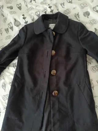 Gabardina Mango Negra